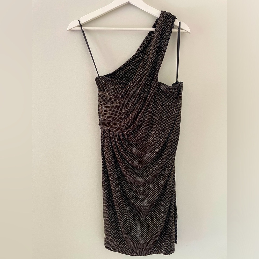 Reiss One-Shoulder Mini Dress